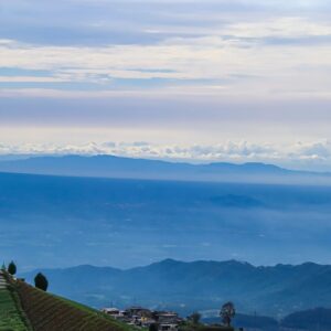 view from the top of the mountain