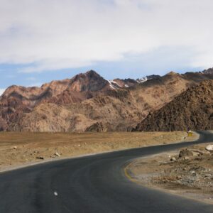 road to himalaya mountain in Leh, Ladakh, India